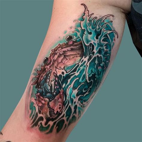 Capture Your Personality With Stunning Watercolor Cancer Zodiac Tattoo Get Inked Now