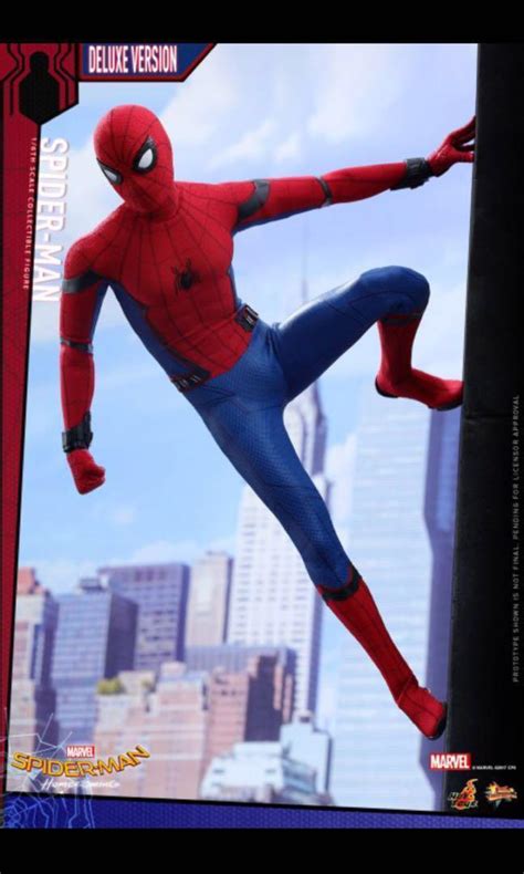 Hot Toys MMS Spider Man Home Coming Deluxe Version Hobbies Toys Toys Games On Carousell