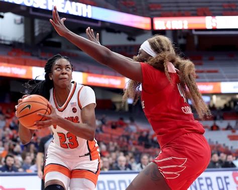 No 19 Syracuse Womens Basketball Box Score Vs No 12 Nc State