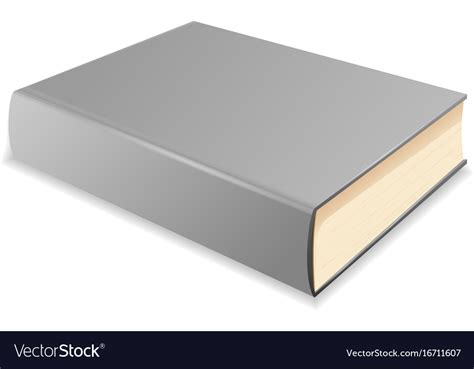 gray book royalty  vector image vectorstock