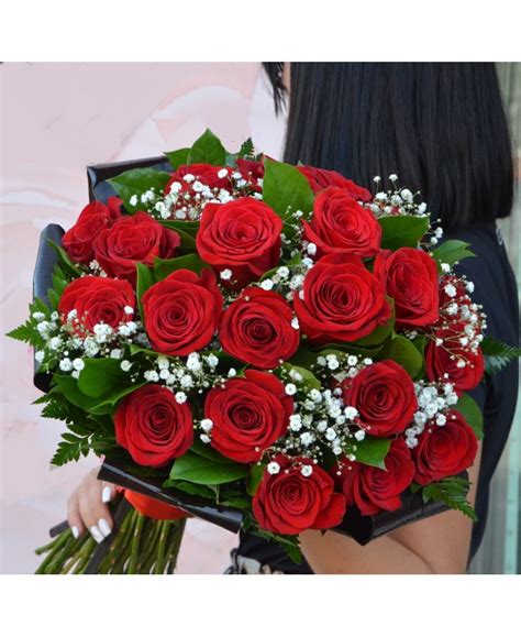 Buchet 21 Trandafiri Rosii