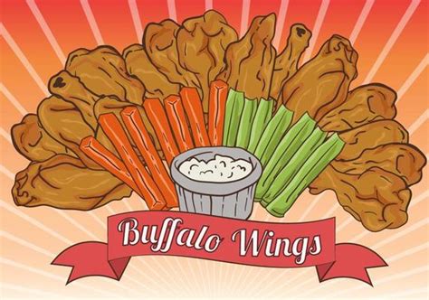 Buffalo Wings Vector Art, Icons, and Graphics for Free Download