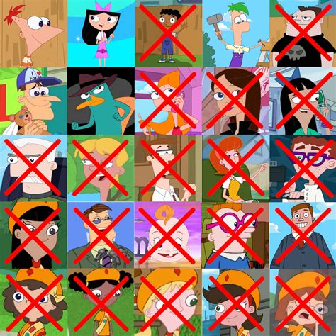 Phineas And Ferb Characters