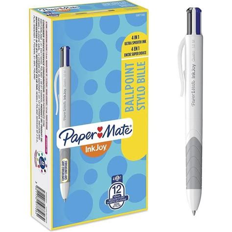 Paper Mate Inkjoy Quatro Stylo Bille Pointe Moyenne Mm