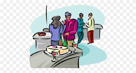 Office Party Royalty Free Vector Clip Art Illustration - Office Party ...