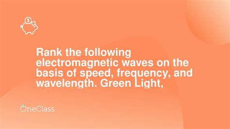 Electromagnetic Spectrum Speed Ranking