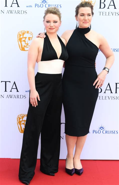 Kate Winslet & Daughter Mia Threapleton Attend BAFTA TV Awards: Photos