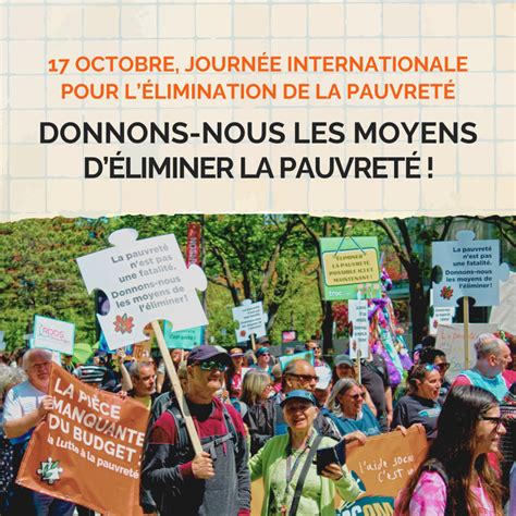 Donnons Nous Les Moyens D Liminer La Pauvret Collectif Pour Un