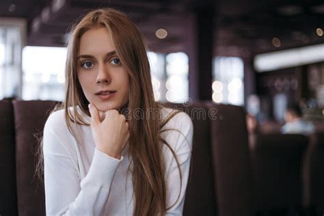 Blonde Shy Woman Smiling Sexy Stock Photos Free Royalty Free Stock Photos From Dreamstime