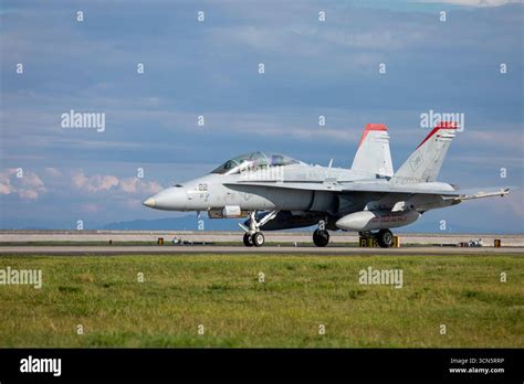 A U.S. Marine Corps F/A-18D Hornet aircraft with Marine Fighter Attack