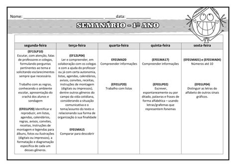 1º Ano Atividades Para A Primeira Semana De Aula As 55 OFF