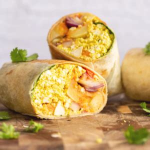 Vegan Breakfast Burritos 4 Count Nude Foods Market