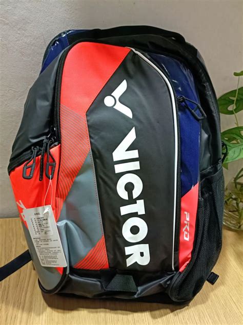 Authentic Victor Badminton Racket Backpack Bag Sports Equipment