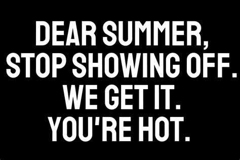 Hot Weather Humor