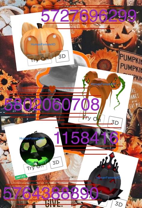 Some Halloween Roblox Codes Roblox Codes Bloxburg Decal Codes Fall Decal