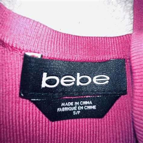 Bebe Hot Pink Spaghetti Strap Tank CropTop Has Depop