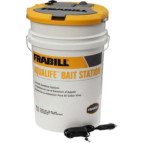 Frabill Aqualife Fishing Bait Aeration System 6 Gallon