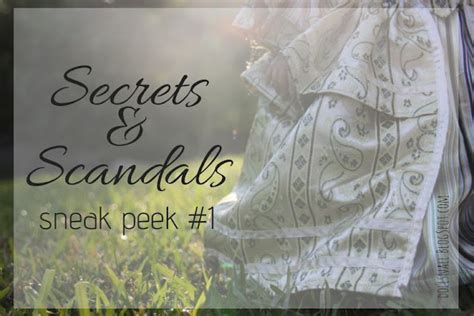 Secrets & Scandals: Sneak Peek #1