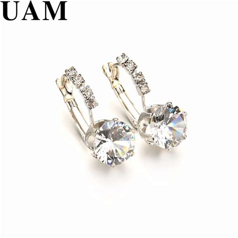 Uam Trendy Classical Jewelry Geometric Square Round Drop Earrings For