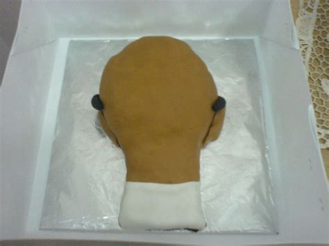 bald head cake cakecentralcom