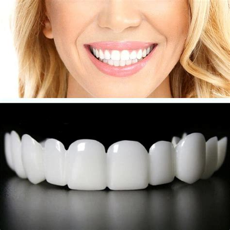 pcs false teeth sets instant perfect smile dentures temporary tooth
