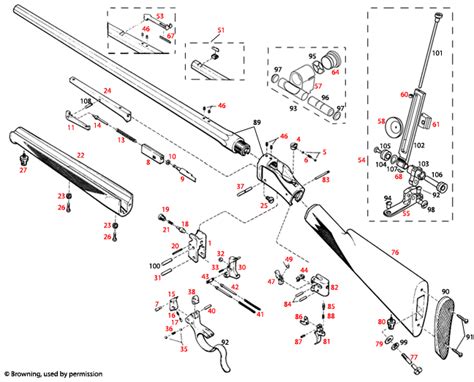 Browning® 1885 High Wall Schematic Brownells Uk