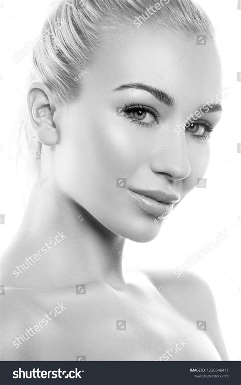Beauty Face Model Girl Nude Makeup Stock Photo Shutterstock