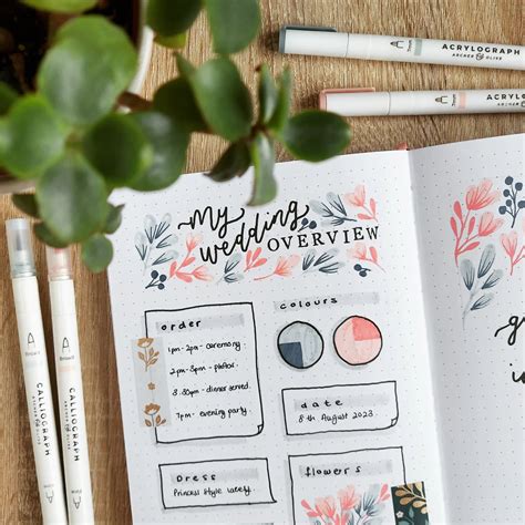 Wedding Journal Spreads For Students