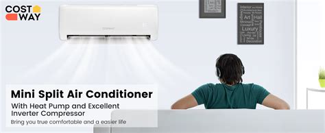 Energy Star Certified 12000 Btu 21 Seer2 208 230v Ductless Mini Split Air Conditioner With