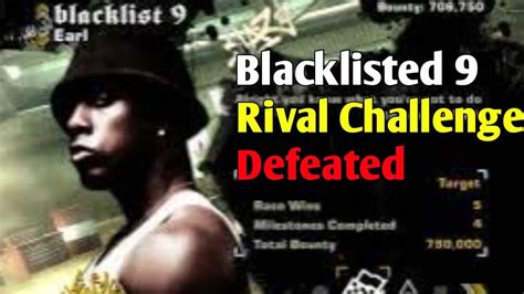 Blacklisted Rival Challenge Defeated Nfs Most Wanted