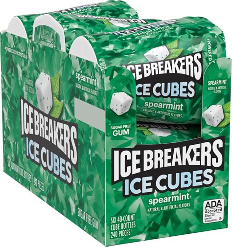 Extra Gum Refreshers Spearmint Sugar Free Chewing Gum 40