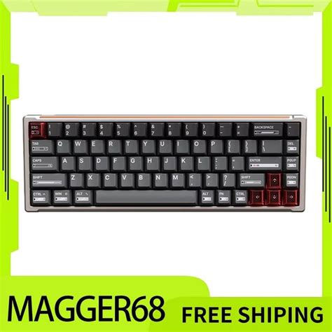 Luminkey Magger Mechanical Keyboard Magnetic Switch Wired Rgb Hot Swap K Customization For