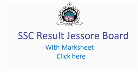 Ssc Result Jessore Board 2023 Marksheet Published Bd Gov Education