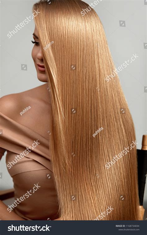Long Blonde Hair Beautiful Woman Healthy Stock Photo 1168734694 Shutterstock