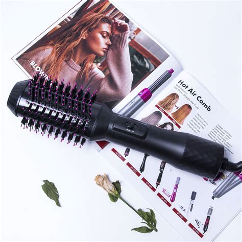 Rotary Hair Straightening Styling Comb Combing Hot Hair Air Brush China Hair Brush And Hair