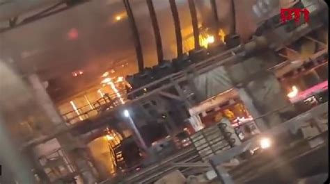 Fire In Visakhapatnam: Massive fire at Visakhapatnam Steel Plant’s SMS ...