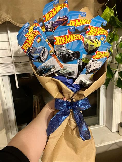 Hot Wheels Bouquet Gift Birthday Gifts For Boyfriend Hot Wheel Gifts Anniversary Boyfriend