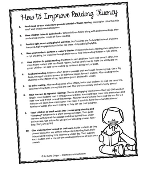 10 Ways To Improve Reading Fluency The Measured Mom