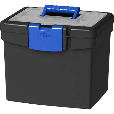 Portable Locking File Box Beckers School Supplies