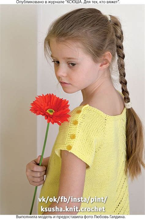 Туника "Ананас" спицами. - Девочкам на спицах - Вязание спицами ...