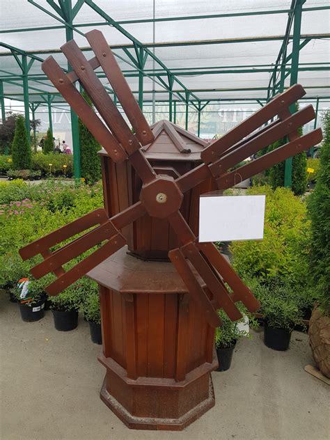 ДЕКОР ДЛЯ САДА ИЗ ДЕРЕВА. МЕЛЬНИЦА (0002)