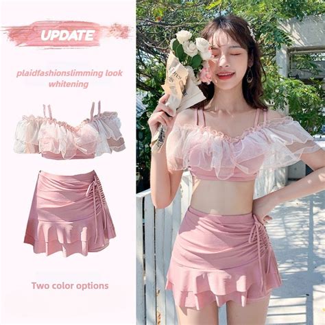 Đồ Bơi Nữ Gợi Cảm Cô Gái Ngọt Ngào Bikini Hai Mảnh Đồ Bơi Kỳ Nghỉ Du Lịch Phong Cách Hàn Quốc