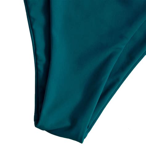 ZAFUL Neon Knot High Cut Bikini Swimsuit Grandado