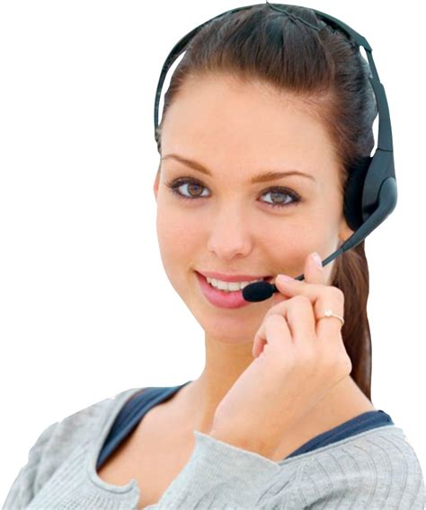 Download Calling Girl Png Call Center Girl Png Png Image With No