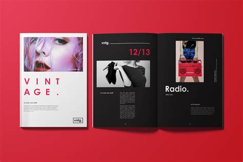 Magazine Template Afbeelding Door Uicreativenet Creative Fabrica