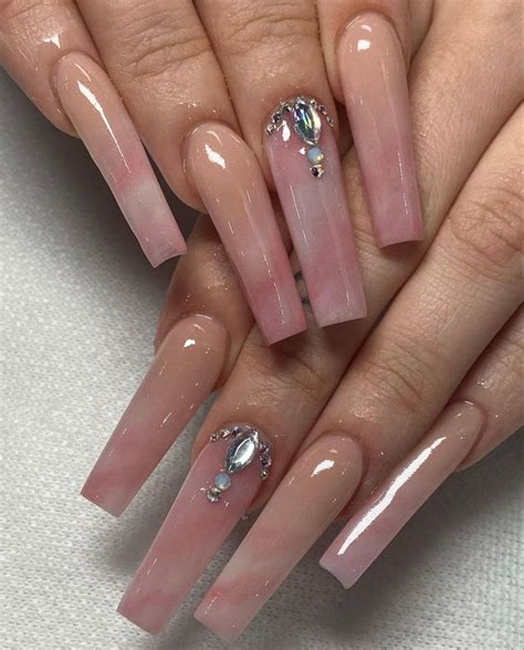 Nude Pink Marble Nails Sugar Nails Sculpted Nails Nails