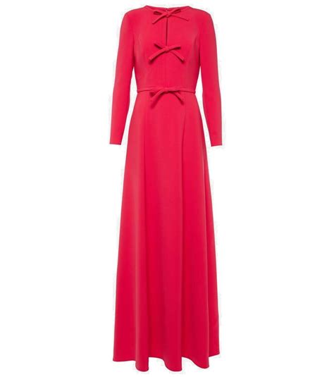 Carolina Herrera Bow-detail crêpe gown Carolina Herrera