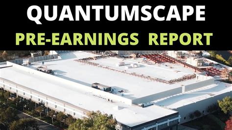 Qs Stock Quantumscape Stock News Today Analysis Pre Earnings Review