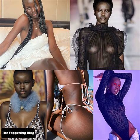 Adut Akech Bior Nude Sexy Collection Photos Video TheFappening