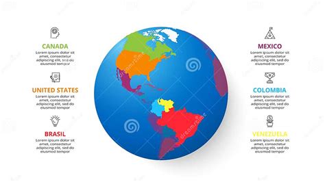 Quantos Países Tem O Planeta Terra - Conceito Criativo Para Infográficos De Países Do Planeta Terra. Todos ...